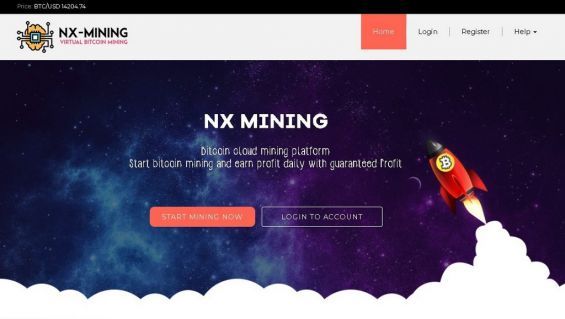 Головна сторінка ресурсу NX-Mining.com