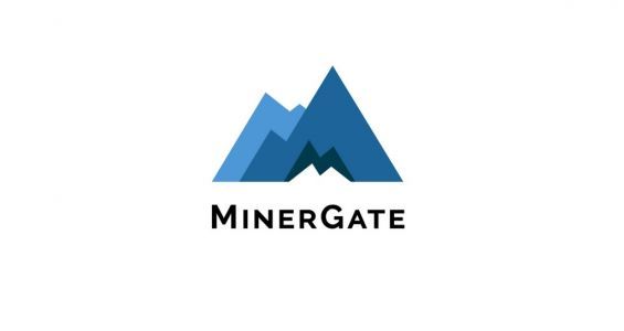 Емблема сервісу MinerGate на білому тлі