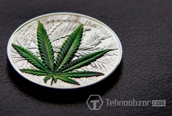 монета Cannabiscoin