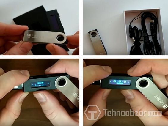 Дизайн апаратного гаманця Ledger Nano S, на якому можна зберігати Ripple