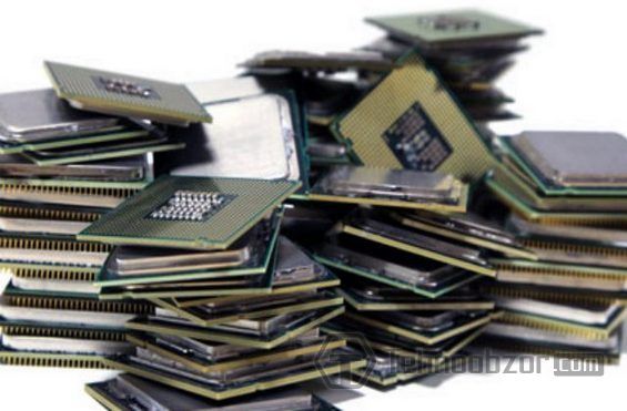 Процесори складені в кілька стовпчиків