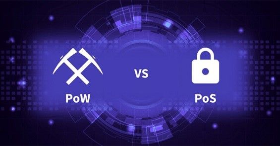 Зображення протистояння протоколів PoW і PoS