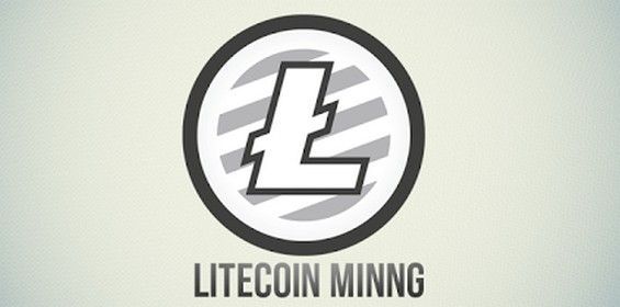 Значок Litecoin на світлому фоні