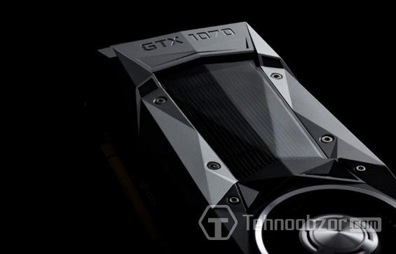 Відеокарта GeForce GTX 1070 крупним планом