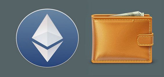 Значок криптовалюта Ethereum і гаманець
