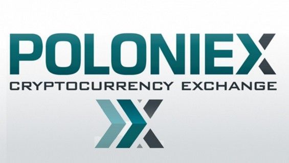 Емблема біржі Poloniex крупним планом