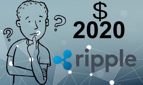 Малюнок людини, яка думає про те, скільки буде коштувати Ріппл в 2020 році