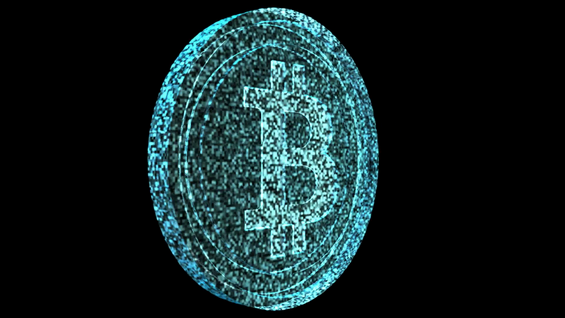 Цифрова емблема Bitcoin