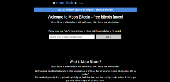 Головна сторінка MoonBitcoin